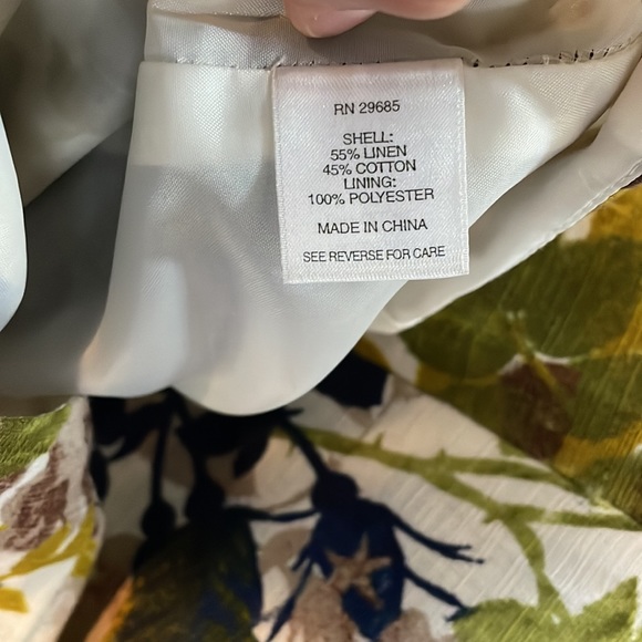 PENDLETON Colorful Floral Print Skirt Size 6 - Picture 7 of 8